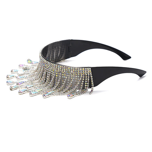 Gafas de Sol con Aro Decorativo, Diamantes y Borlas Artesanales - Image 16