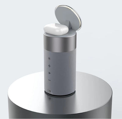 Cargador 3 en 1 para iPhone y AirPods con Parlante Bluetooth y Lámpara Táctil - Image 5