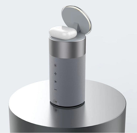 Cargador 3 en 1 para iPhone y AirPods con Parlante Bluetooth y Lámpara Táctil - Image 5