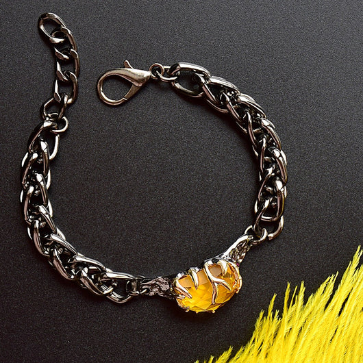 Pulsera Cubana Gruesa Yellowstone Trenzada - Image 4