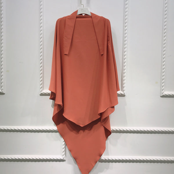 Pañuelo Musulmán Liso de Tela Suave - Hijab Árabe Elegante
