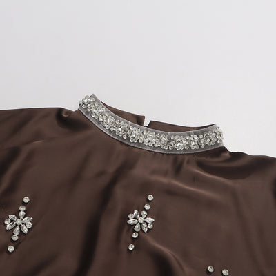 Sudadera Cuello Redondo con Strass Colores Lisos - Image 8