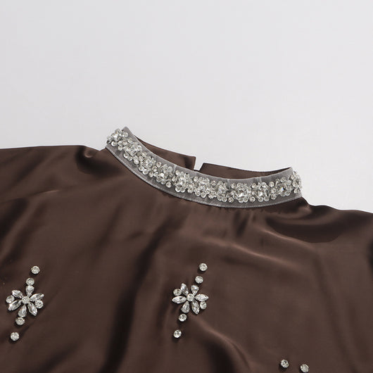 Sudadera Cuello Redondo con Strass Colores Lisos - Image 8