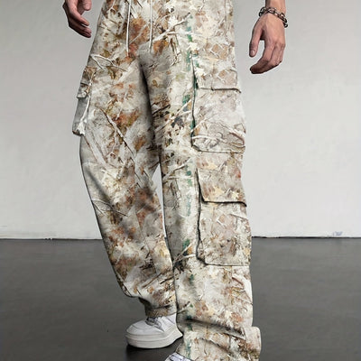 Pantalones de Trabajo Holgados con Cordón Ajustable para Hombre - Image 16