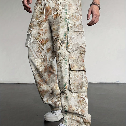 Pantalones de Trabajo Holgados con Cordón Ajustable para Hombre - Image 16