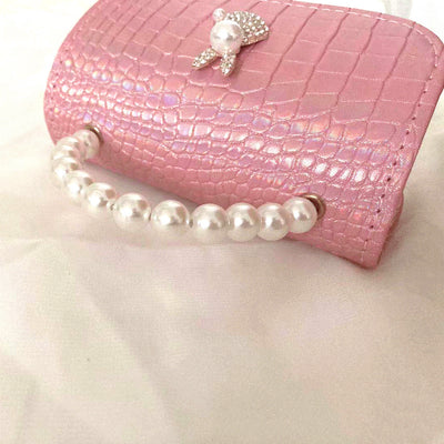 Bolsa Infantil Conejo con Strass y Perlas - Portátil y Ajustable - Image 3