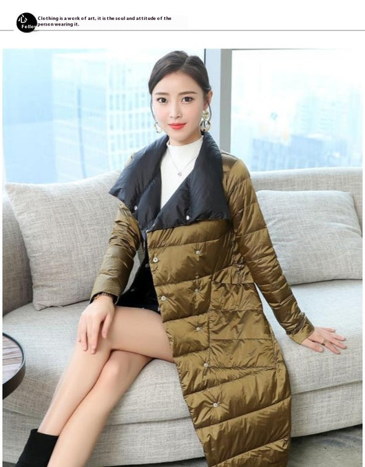 Chaqueta de Plumón de Pato Ligera - Abrigo Invernal Midi Elegante - Image 22