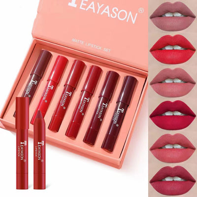 Set de 6 Labiales Mate Multicolor para Mujer - Image 13