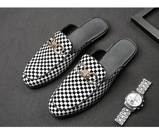 Pantuflas de Cuero para Hombre sin Talón - Cómodas y Fáciles de Poner - Image 15