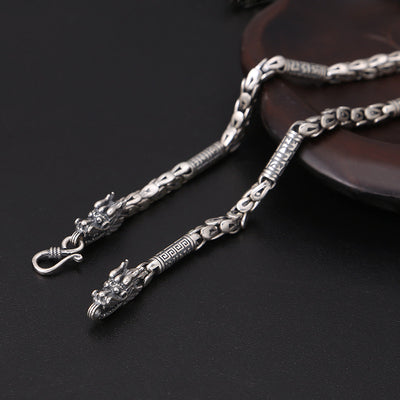 Collar Vintage Tailandés para Hombre en Plata Esterlina S925 - Image 6