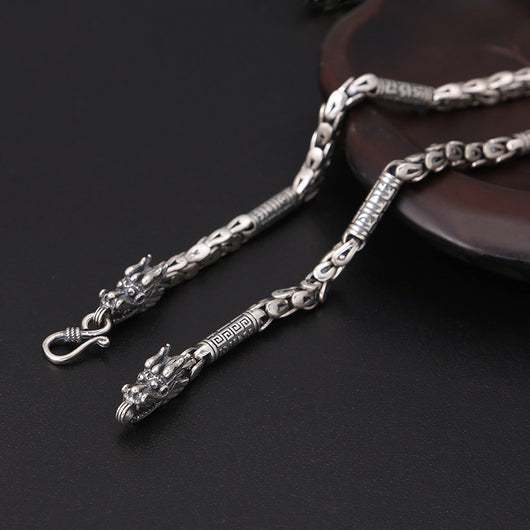 Collar Vintage Tailandés para Hombre en Plata Esterlina S925 - Image 6