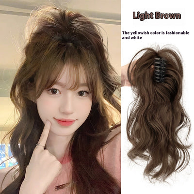 Peluca Larga Mujer Cabello Liso sin Encaje con Agarre Seguro - Image 6