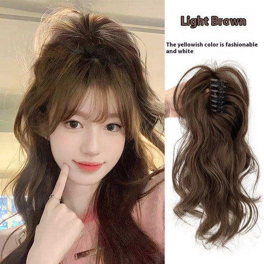 Peluca Larga Mujer Cabello Liso sin Encaje con Agarre Seguro - Image 6