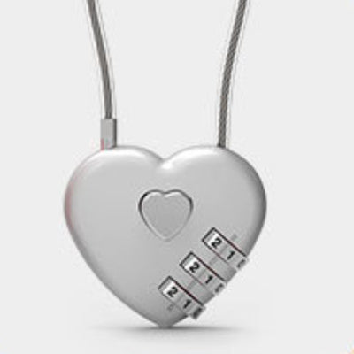 Candado de Amor Corazón de Durazno con Cuerda Larga - Image 9