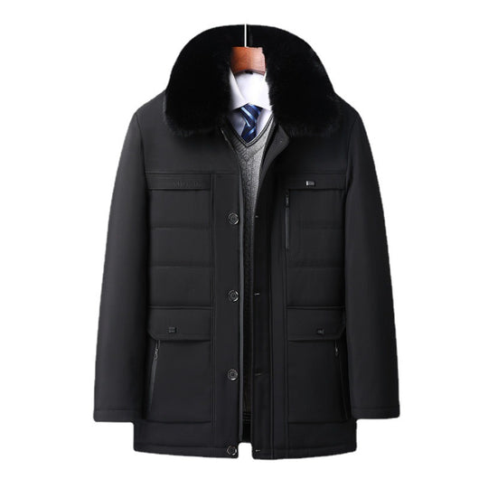 Chaqueta de Lana de Cordero para Hombre Maduro - Image 4