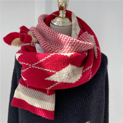 Bufanda Cuello Anillo Mohair Suave y Cálida para Mujer - Image 5