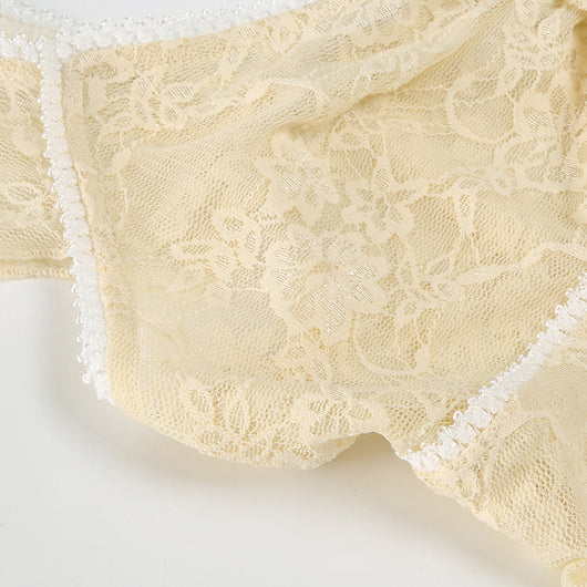 Blusa Elegante con Encaje Volantes Escote V Efecto Adelgazante - Image 20