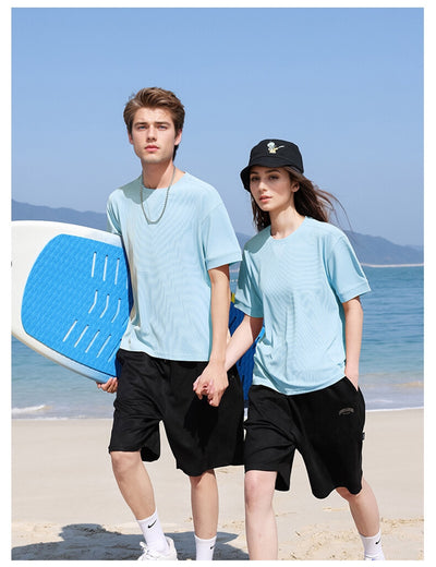 Camiseta Manga Corta Textura Waffle para Hombre - Image 26