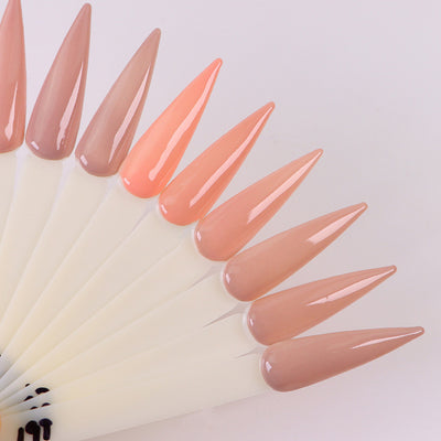 Polvo de Extensión de Uñas Acrílicas Tallado Infiltrante Tono Piel Nude Cristal - Image 23