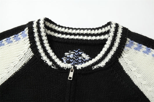 Suéter Cuello Redondo Manga Larga con Contraste de Colores - Image 17