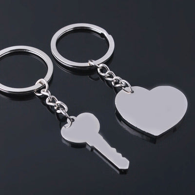 Llavero de Corazón para Parejas - Diseño Secreto del Amor - Image 2