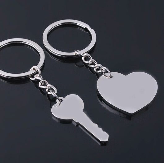 Llavero de Corazón para Parejas - Diseño Secreto del Amor - Image 2