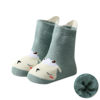 Calcetines Térmicos Infantiles con Diseño de Dibujos Animados y Talón Reforzado - Image 12