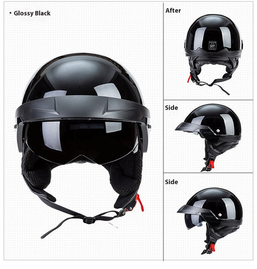 Sistema de Sujeción de Casco Motorcycle American Cruise con Arnés de Seguridad - Image 12