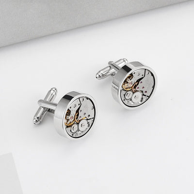 Gemelos con Movimiento Mecánico para Hombre - Accesorios de Moda Sofisticada - Image 11