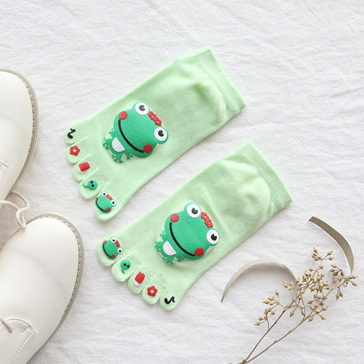 Calcetines de Algodón para Niño con Diseño de Rana - Dedos Separados Primavera Otoño - Image 9
