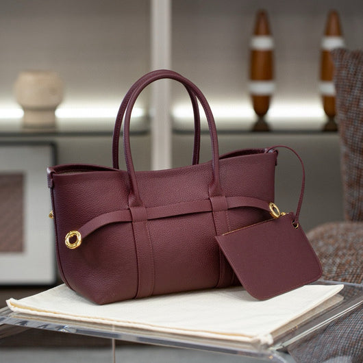 Bolso de Cuero Genuino con Asa Simple para Mujer - Image 10