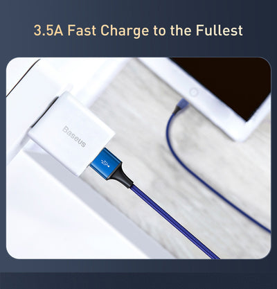 Cable 3 en 1 Rapid Series - iPhone, Android y USB-C Azul Oscuro - Image 17