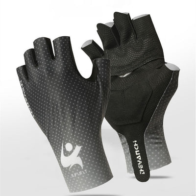 Guantes de Ciclismo para Hombre y Mujer Medio Dedo Antideslizantes para Primavera y Verano
