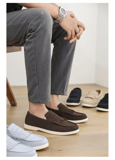 Mocasines de Cuero Mate para Hombre - Calzado Slip-on Elegante - Image 20