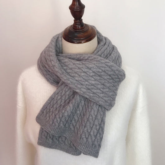 Chal Versátil de Color Sólido para Mujer - Abrigo Cálido y Elegante - Image 6