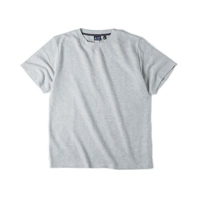 Camiseta Tejida Cuello Redondo Manga Corta Efecto Waffle - Image 5