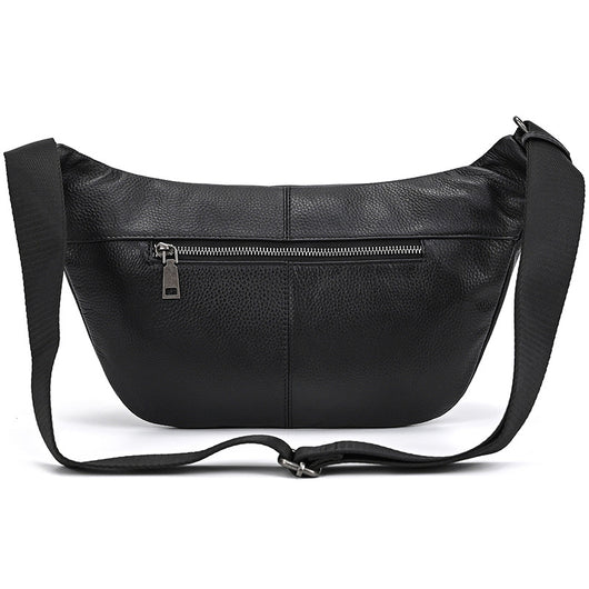 Bolsa de Pecho de Cuero Genuino para Hombre - Grande y Versátil - Image 13