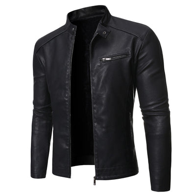 Chaqueta de Cuero para Motociclista Estilo Europeo y Americano - Image 3