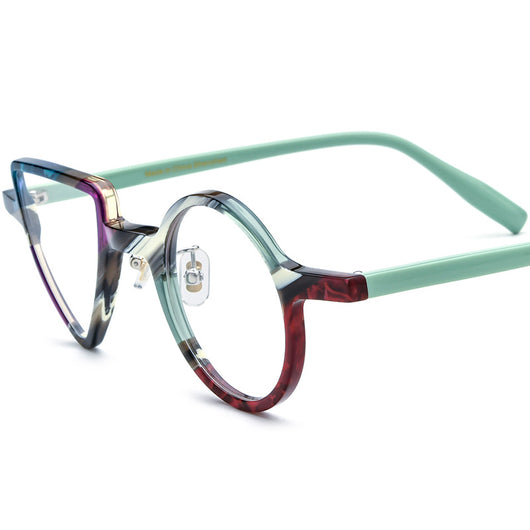 Gafas Redondas Triangulares - Diseño Moderno Unisex - Image 9