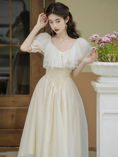 Vestido Retro Francés Romántico y Dulce - Image 4