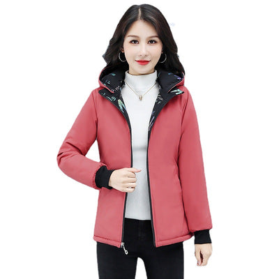 Chaqueta Acolchada Reversible de Plumón para Invierno Mujer - Image 5