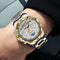 Reloj Mecánico Tourbillon Acero Inoxidable Resistente al Agua para Hombre