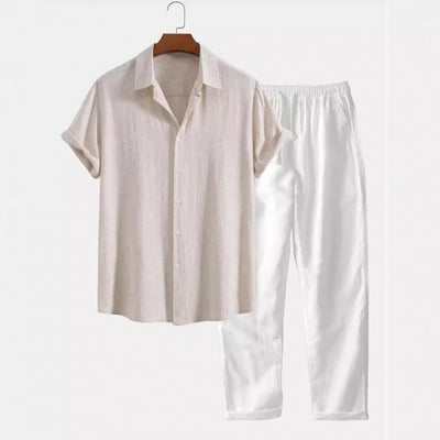 Conjunto Casual Hombre: Camisa Suelta y Pantalón Cómodo - Image 3