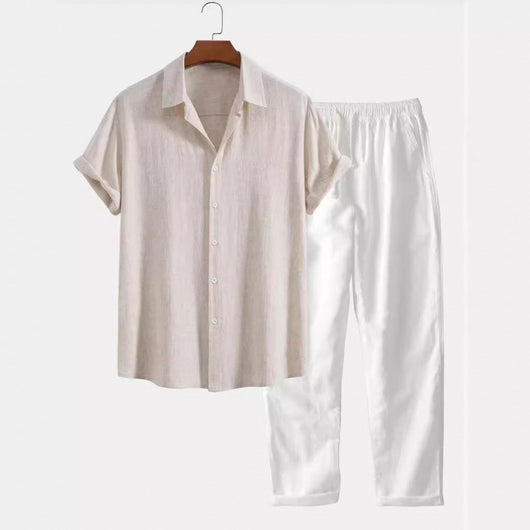 Conjunto Casual Hombre: Camisa Suelta y Pantalón Cómodo - Image 3
