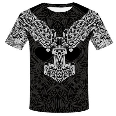 Playera Hombre Viking Tattoo - Diseño Moderno PLstar Cosmos - Image 12