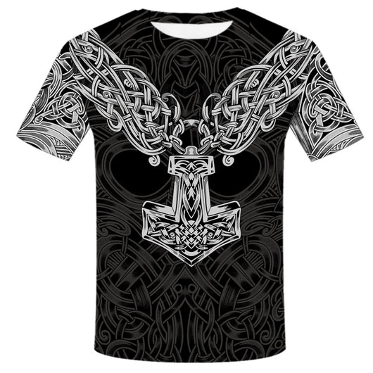 Playera Hombre Viking Tattoo - Diseño Moderno PLstar Cosmos - Image 12