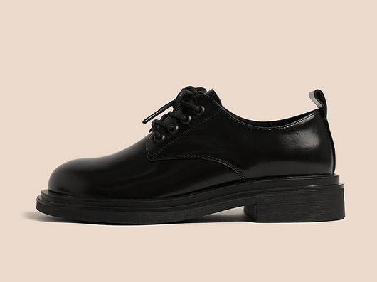 Zapatos de Cuero para Mujer con Cordones y Suela Plana - Versátiles y Cómodos - Image 10