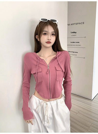 Cardigan Corto con Capucha para Mujer - Image 18