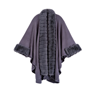 Abrigo de Punto Oversized con Cuello de Conejo Artificial - Image 29