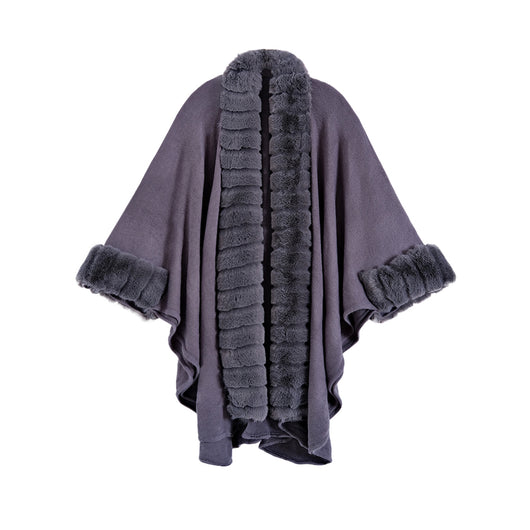Abrigo de Punto Oversized con Cuello de Conejo Artificial - Image 29